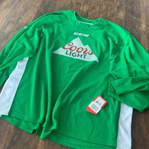 NWT Coors Light Custom Hockey Sweater